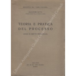 Teoria e pratica del processo Teoria e pratica del processo