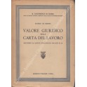 Valore giuridico della carta del lavoro