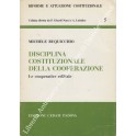 Disciplina costituzionale della cooperazione 