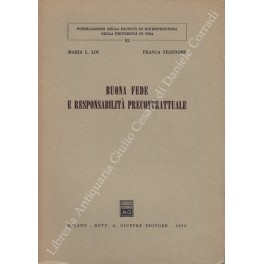 Buona fede e responsabilità precontrattuale