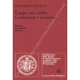 Il pegno sul credito