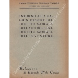 Intorno alla ragion d'essere del diritto morale de Intorno alla ragion d'essere del diritto morale de
