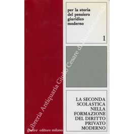 La seconda scolastica nella formazione del diritto