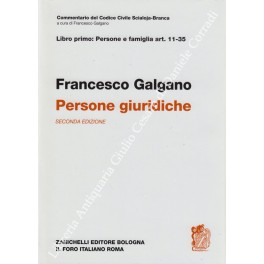 Delle persone giuridiche. Art. 11-35 Delle persone giuridiche. Art. 11-35
