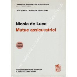 Delle mutue assicuratrici. Art. 2546-2548 Delle mutue assicuratrici. Art. 2546-2548