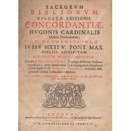 Sacrorum bibliorum vulgatae editionis concordantiae