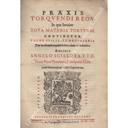 Praxis torquendi reos Praxis torquendi reos