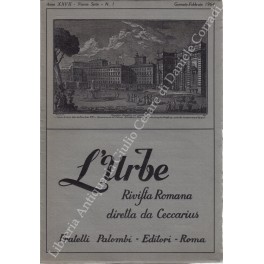 L'Urbe. Rivista romana L'Urbe. Rivista romana