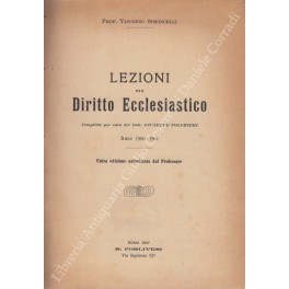 Lezioni di diritto ecclesiastico