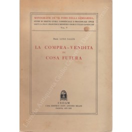 La compra-vendita di cosa futura