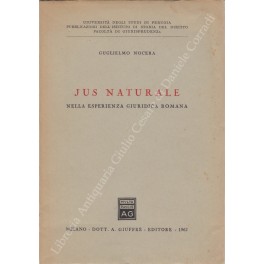 Jus naturale nella esperienza giuridica romana