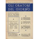 Gli oratori del giorno. Rassegna mensile d'eloquenza. Anno XXXII - Numero 5-6. Maggio-Giugno 1963