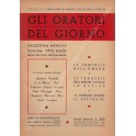 Gli oratori del giorno. Rassegna mensile d'eloquenza. Anno XXVII - Numero 9-10. Settembre-Ottobre 1958