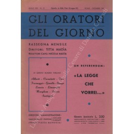 Gli oratori del giorno. Rassegna mensile d'eloquenza. Anno VIII - Numero 2. Febbraio 1934. 