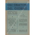 Gli oratori del giorno. Rassegna mensile d'eloquenza. Anno XXVIII - Numero 5-6. Maggio-Giugno 1959