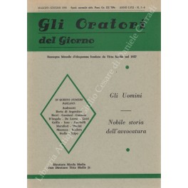 Gli oratori del giorno. Rassegna mensile d'eloquenza. Anno LVIII - Numero 5-6. Maggio-Giugno 1990