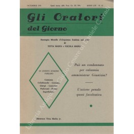 Gli oratori del giorno. Rassegna mensile d'eloquenza. Anno LIX - Numero 12. Dicembre 1991