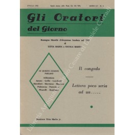 Gli oratori del giorno. Rassegna mensile d'eloquenza. Anno LX - Numero 4. Aprile 1992