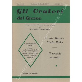 Gli oratori del giorno. Rassegna mensile d'eloquenza. Anno VIII - Numero 2. Febbraio 1934. 