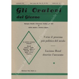 Gli oratori del giorno. Rassegna mensile d'eloquenza. Anno VIII - Numero 2. Febbraio 1934. 