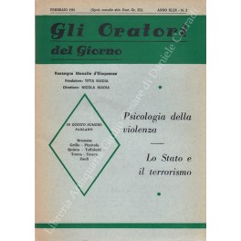 Gli oratori del giorno. Rassegna mensile d'eloquenza. Anno VIII - Numero 2. Febbraio 1934. 