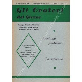 Gli oratori del giorno. Rassegna mensile d'eloquenza. Anno VIII - Numero 2. Febbraio 1934. 