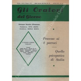 Gli oratori del giorno. Rassegna mensile d'eloquenza. Anno VIII - Numero 2. Febbraio 1934. 