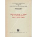 Obbligazione di dare e trasferimento della proprietà