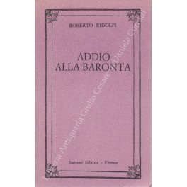 Addio alla baronata
