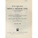 Rivista trimestrale di diritto e procedura civile