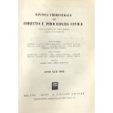 Rivista trimestrale di diritto e procedura civile