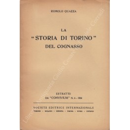La storia di Torino del Cognasso La storia di Torino del Cognasso