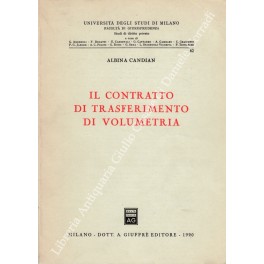 Il contratto di trasferimento di volumetria