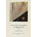 Statuti notarili di Bergamo (Secolo XIII)