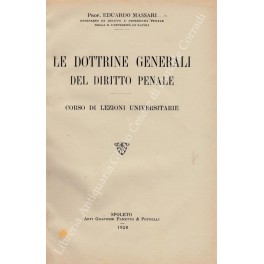 Le dottrine generali del diritto penale