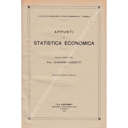 Appunti di statistica economica