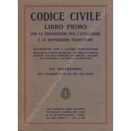 Codice civile Libro primo