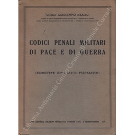 Codici penali militari di pace di guerra