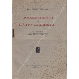 Lineamenti sistematici di diritto commerciale