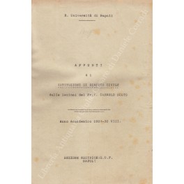 Appunti di istituzioni di diritto civile