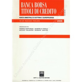 Banca borsa e titoli di credito. Rivista di Dottrina e Giurisprudenza