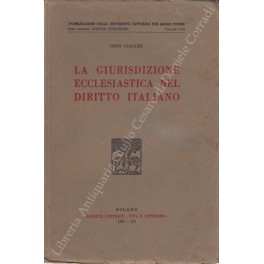 La giurisdizione ecclesiastica nel diritto italiano