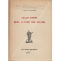 Sullo scopo dell'autore del reato
