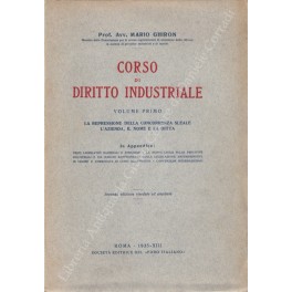 Corso di diritto industriale Corso di diritto industriale