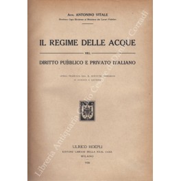 Il regime delle acque nel diritto 