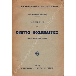 Lezioni di diritto ecclesiastico