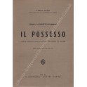 Corso di diritto romano. Il possesso
