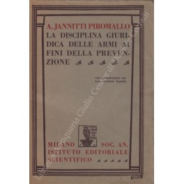La disciplina giuridica delle armi ai fini della prevenzione La disciplina giuridica delle armi ai fini della prevenzione