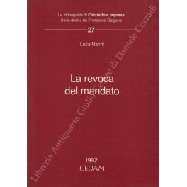La revoca del mandato