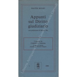 Appunti sul diritto giudiziario